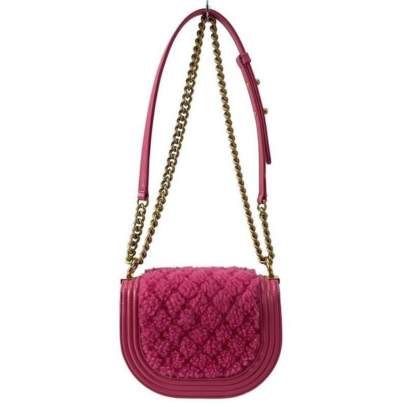 Chanel Shoulder Bag Boy Chanel/matelasse As3350 Pink Leather Mouton - Picture 3 of 16